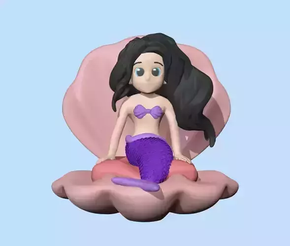 Cute Shell Mermaid 