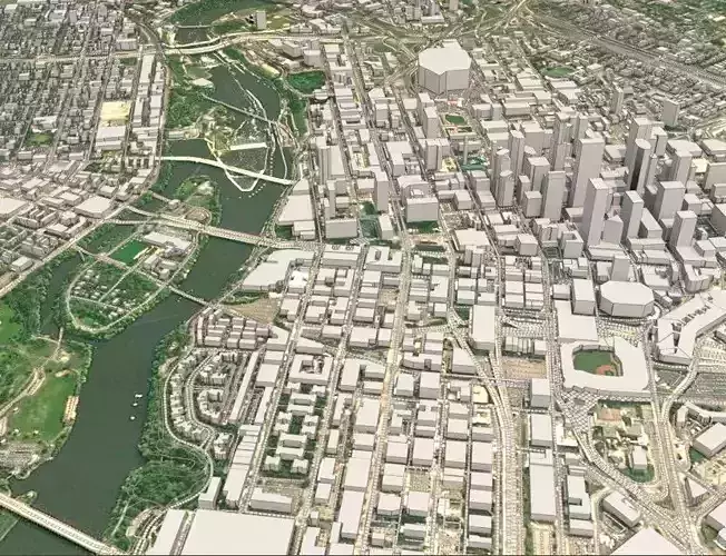 Cityscape  Minneapolis USA