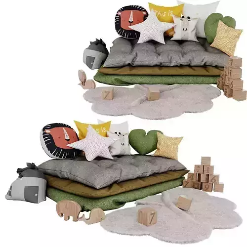 Soft corner for the nursery