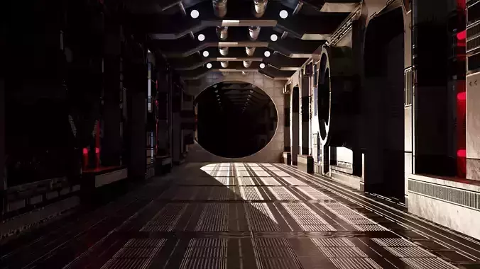 Spaceship Interior 3D model