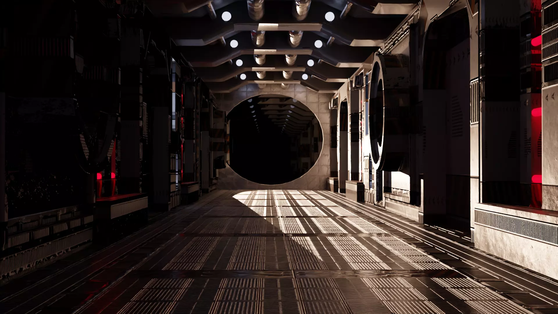 Spaceship Interior 3D model_0