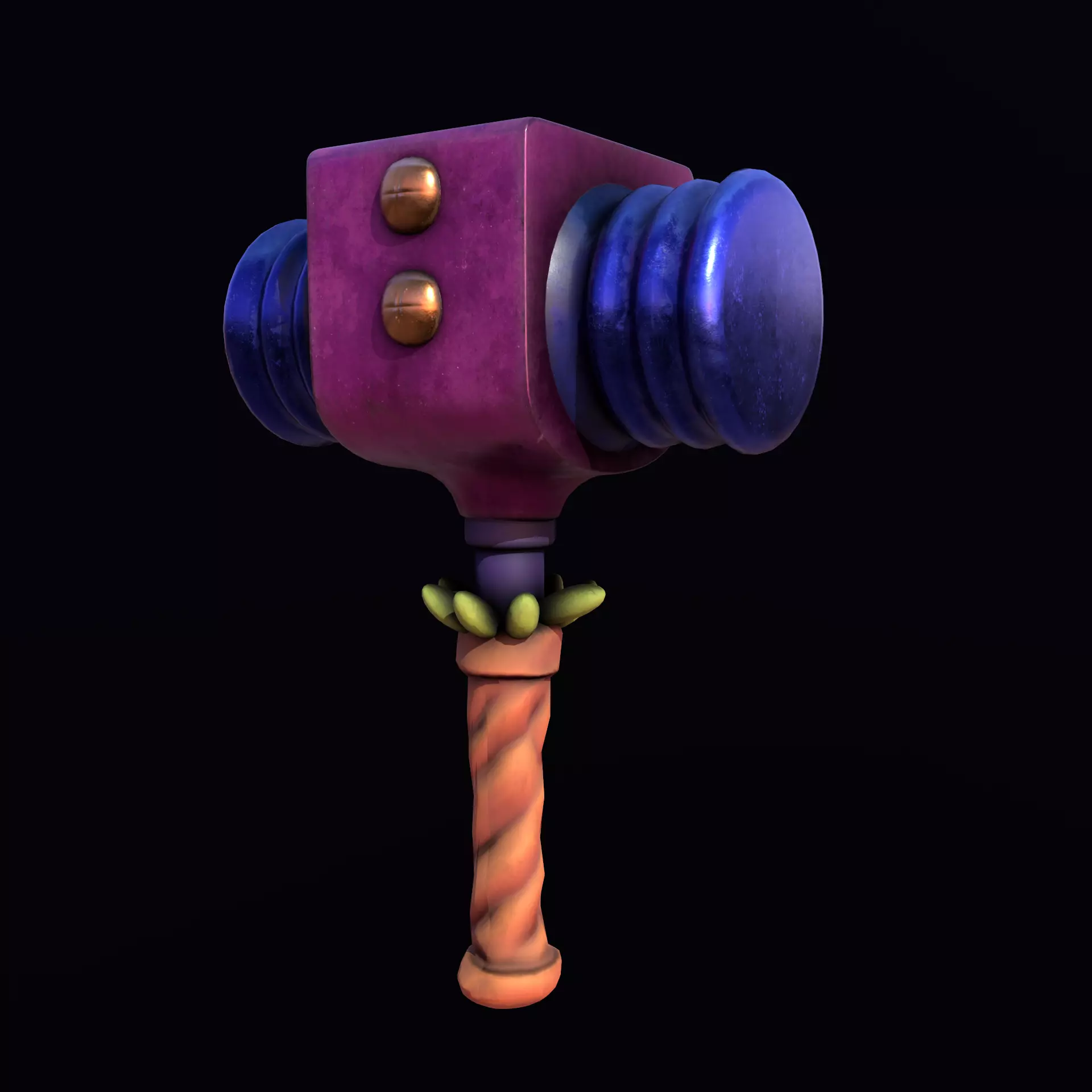 Stylize Hammer Low-poly 3D model_0