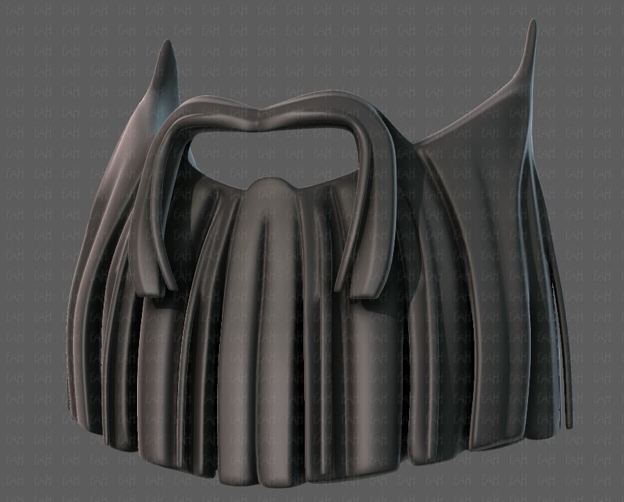 Beard V04 Low-poly 3D model_37