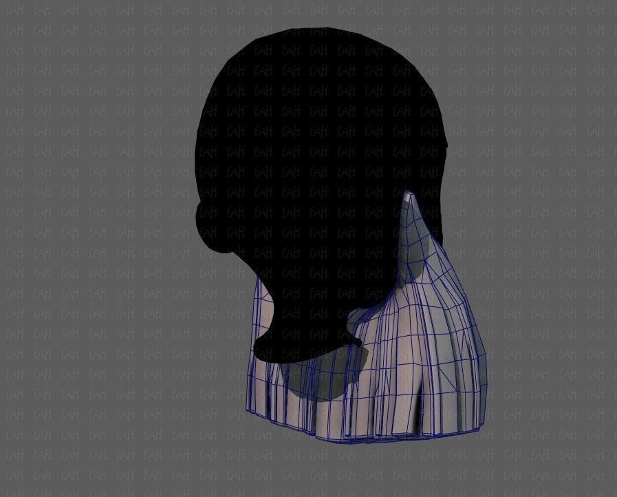 Beard V04 Low-poly 3D model_28