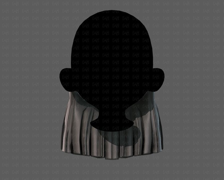 Beard V04 Low-poly 3D model_21