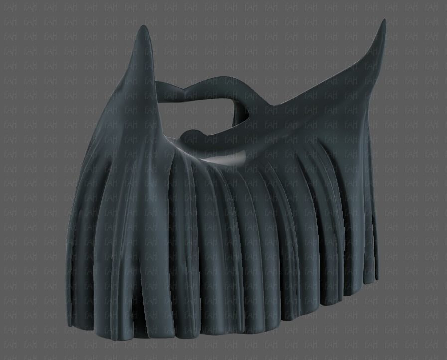 Beard V04 Low-poly 3D model_41