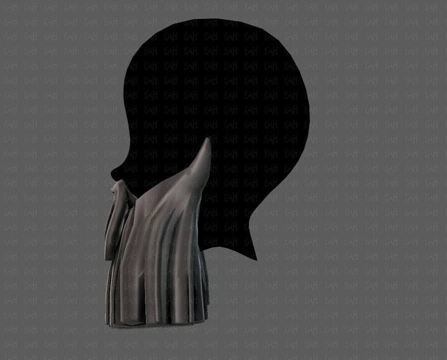 Beard V04 Low-poly 3D model_23