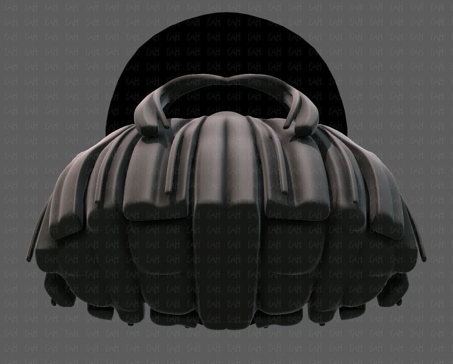 Beard V04 Low-poly 3D model_33