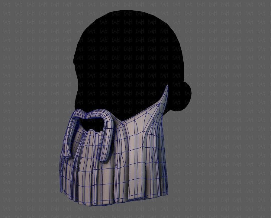 Beard V04 Low-poly 3D model_16