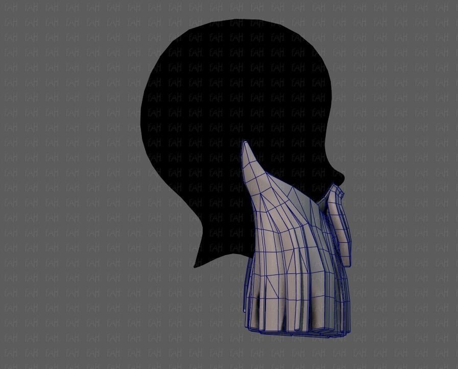 Beard V04 Low-poly 3D model_27