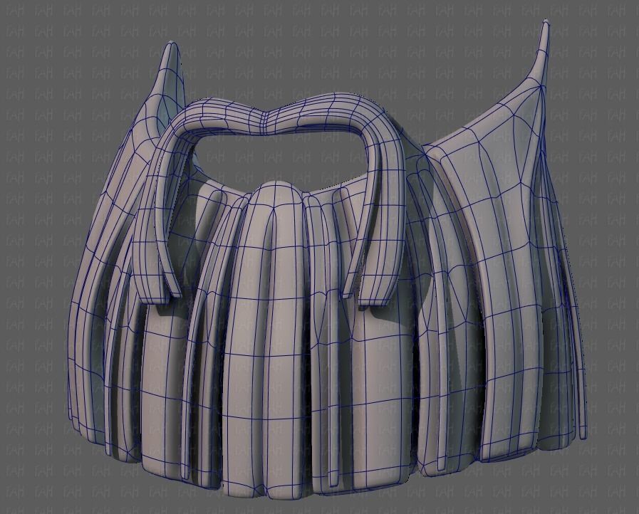 Beard V04 Low-poly 3D model_38