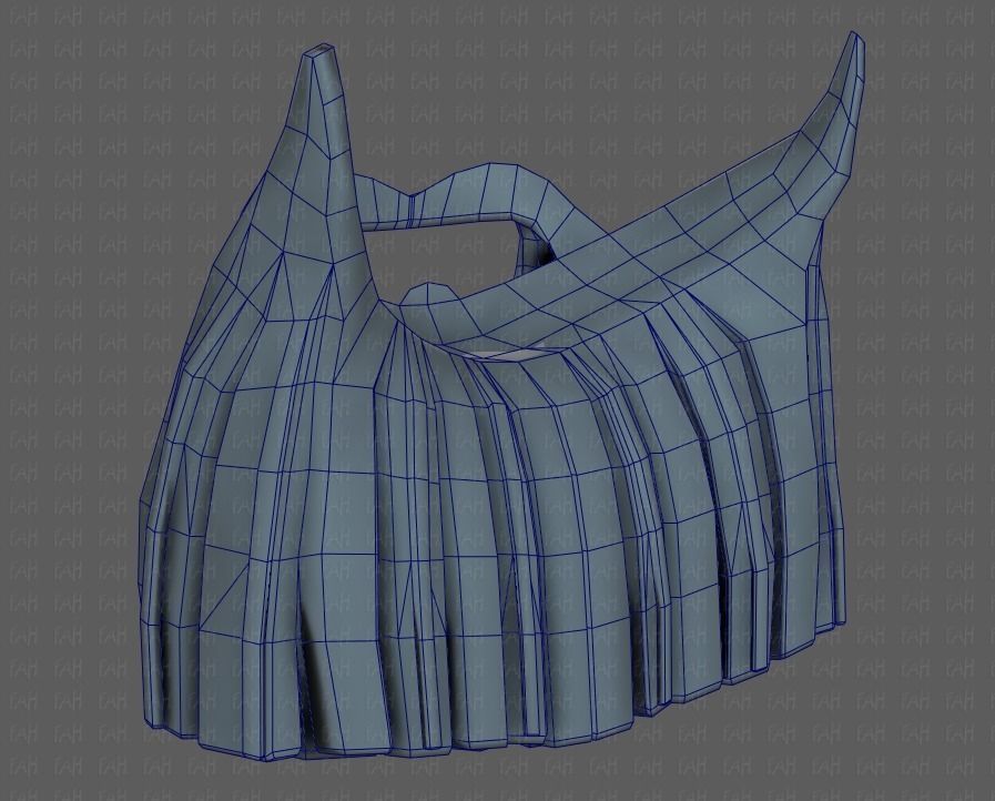 Beard V04 Low-poly 3D model_44