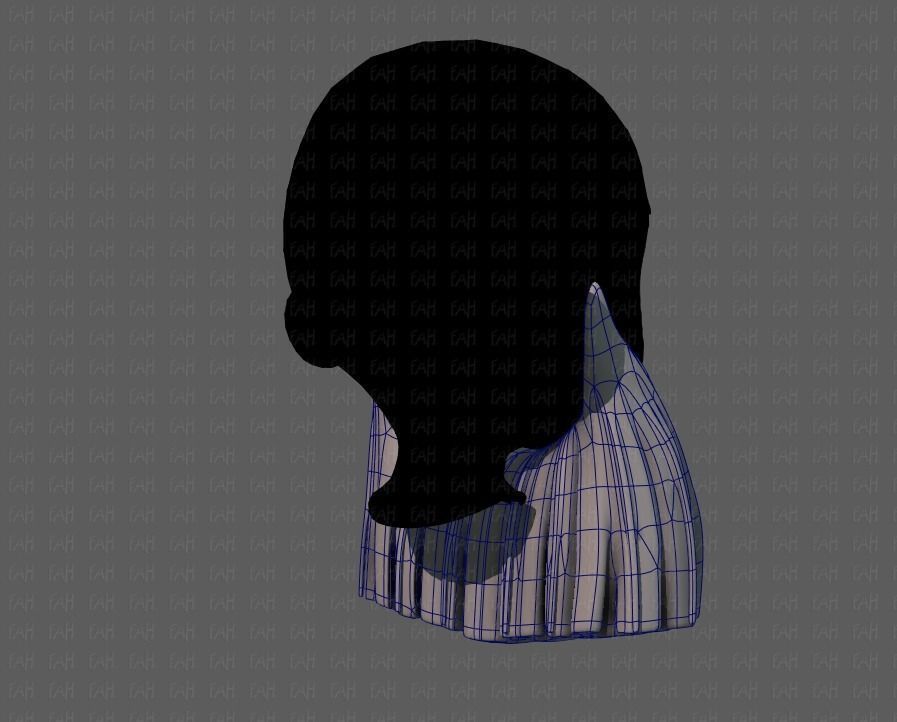 Beard V04 Low-poly 3D model_12