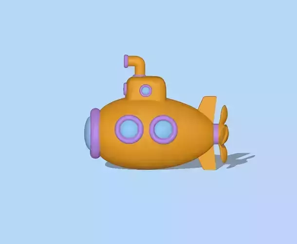 A cute Submarine to decorate and play