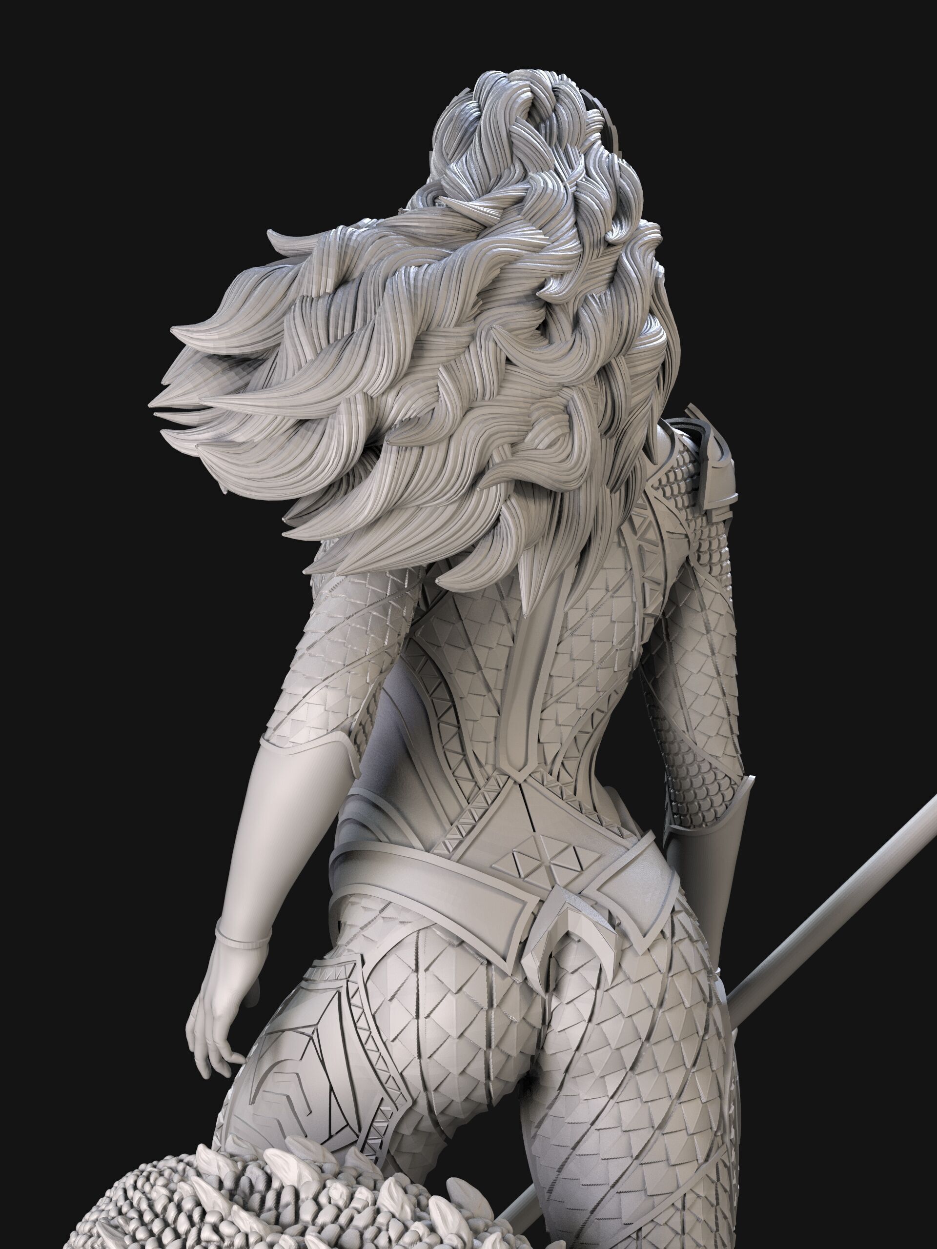 Queen Mera 3D print model_4