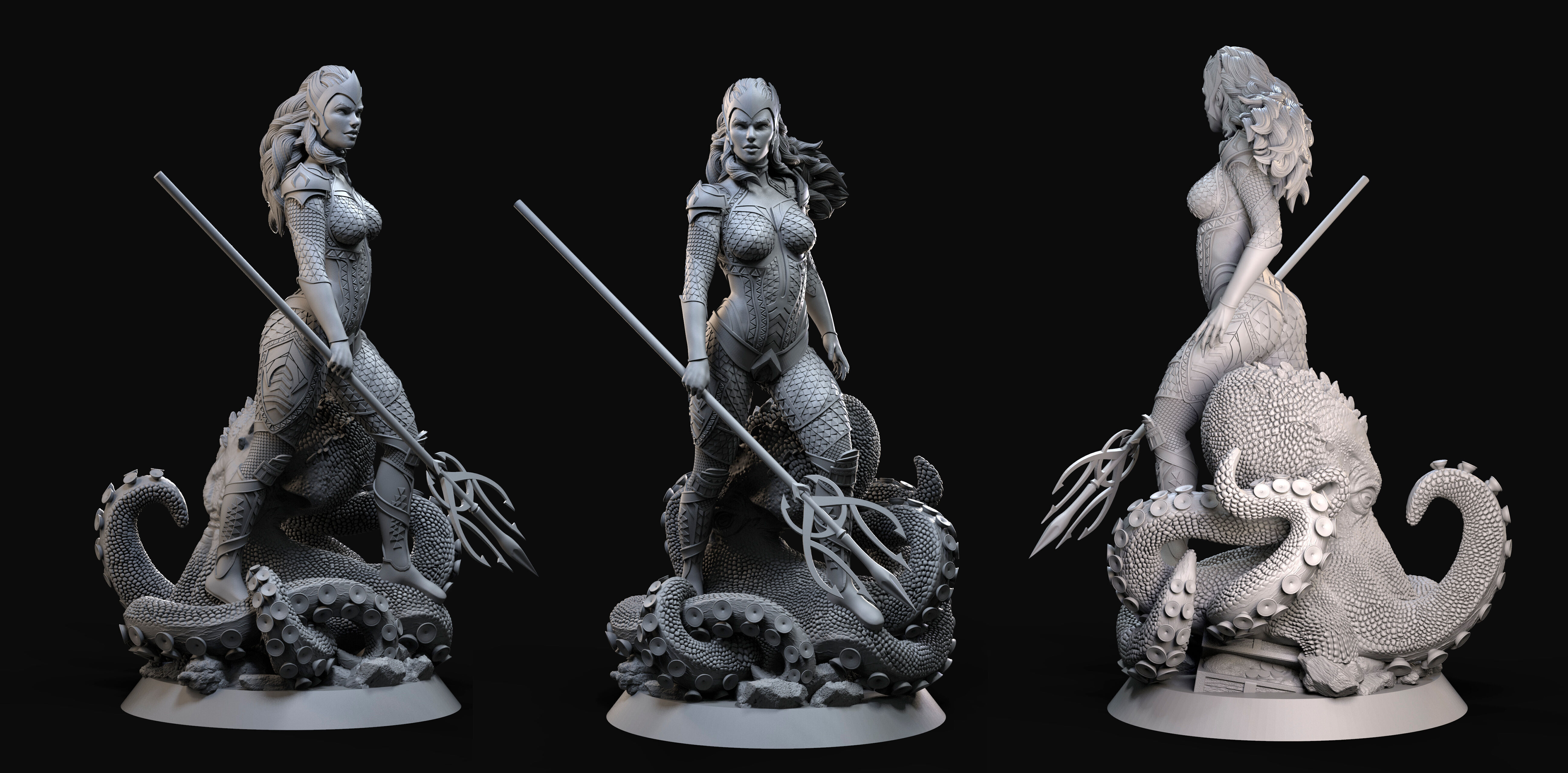 Queen Mera 3D print model_6