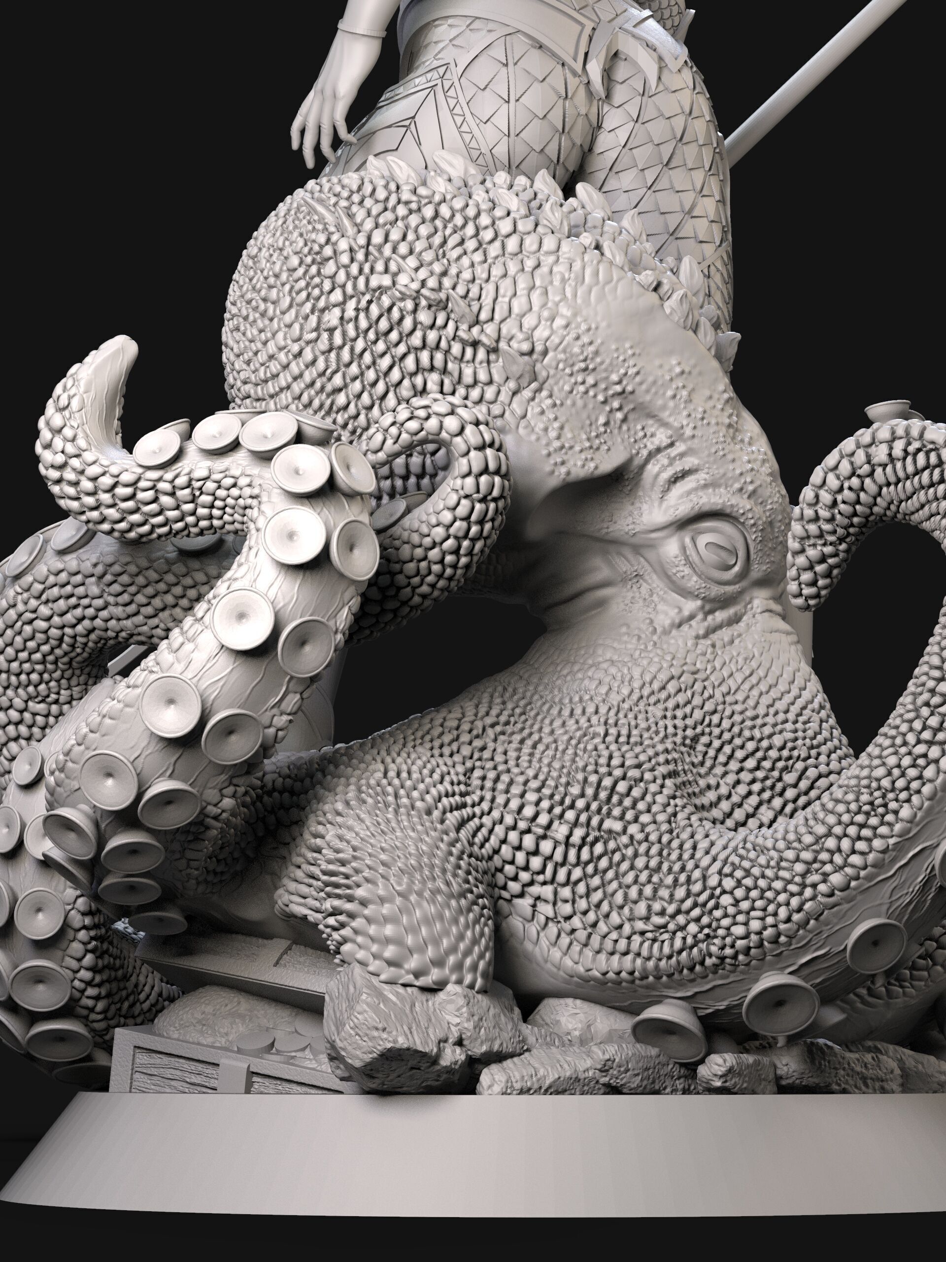 Queen Mera 3D print model_5