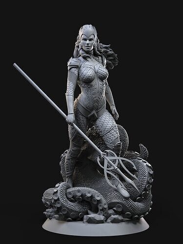 Queen Mera 3D print model