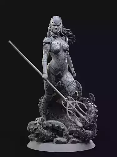 Queen Mera 3D print model