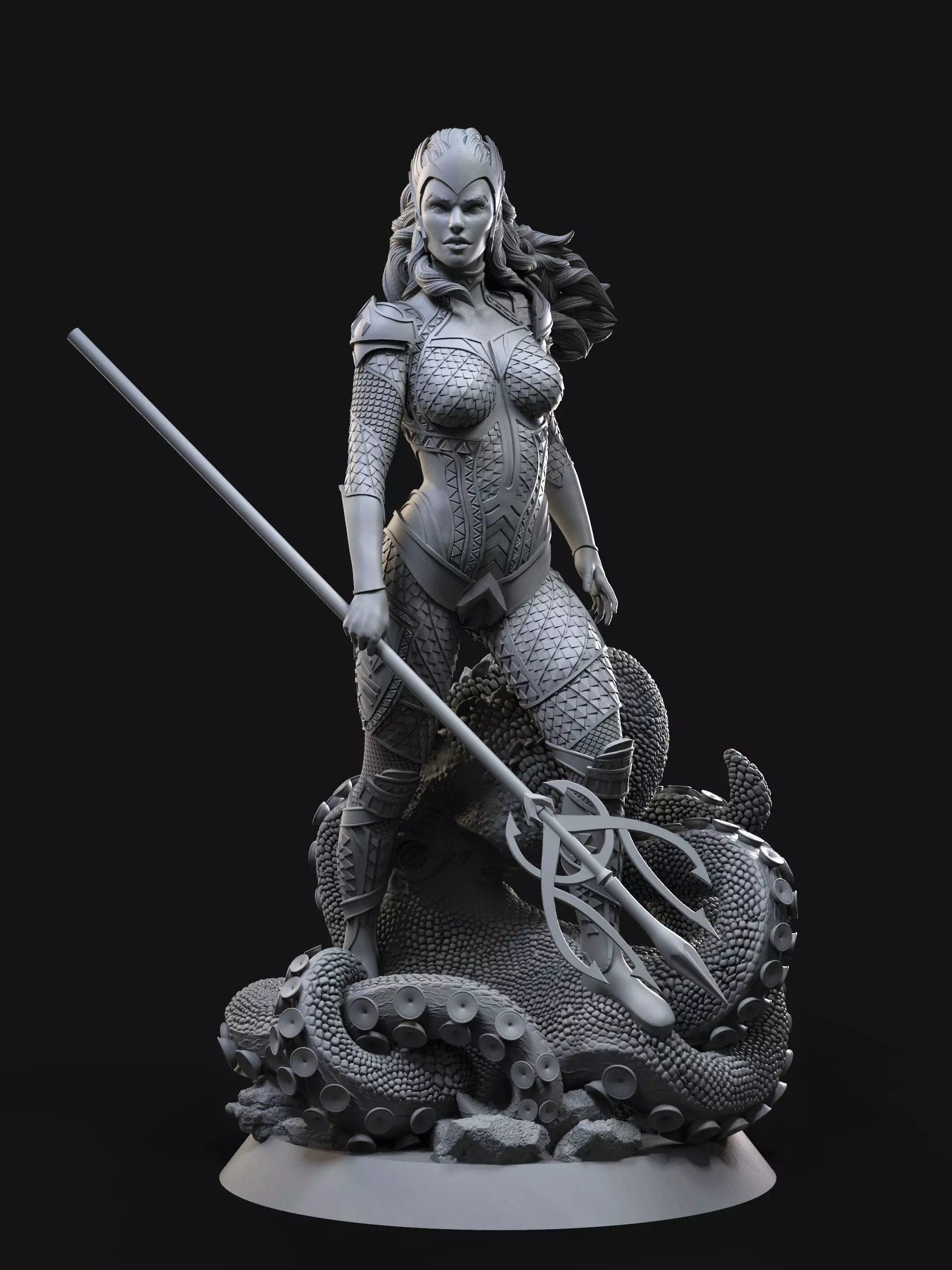 Queen Mera 3D print model_0