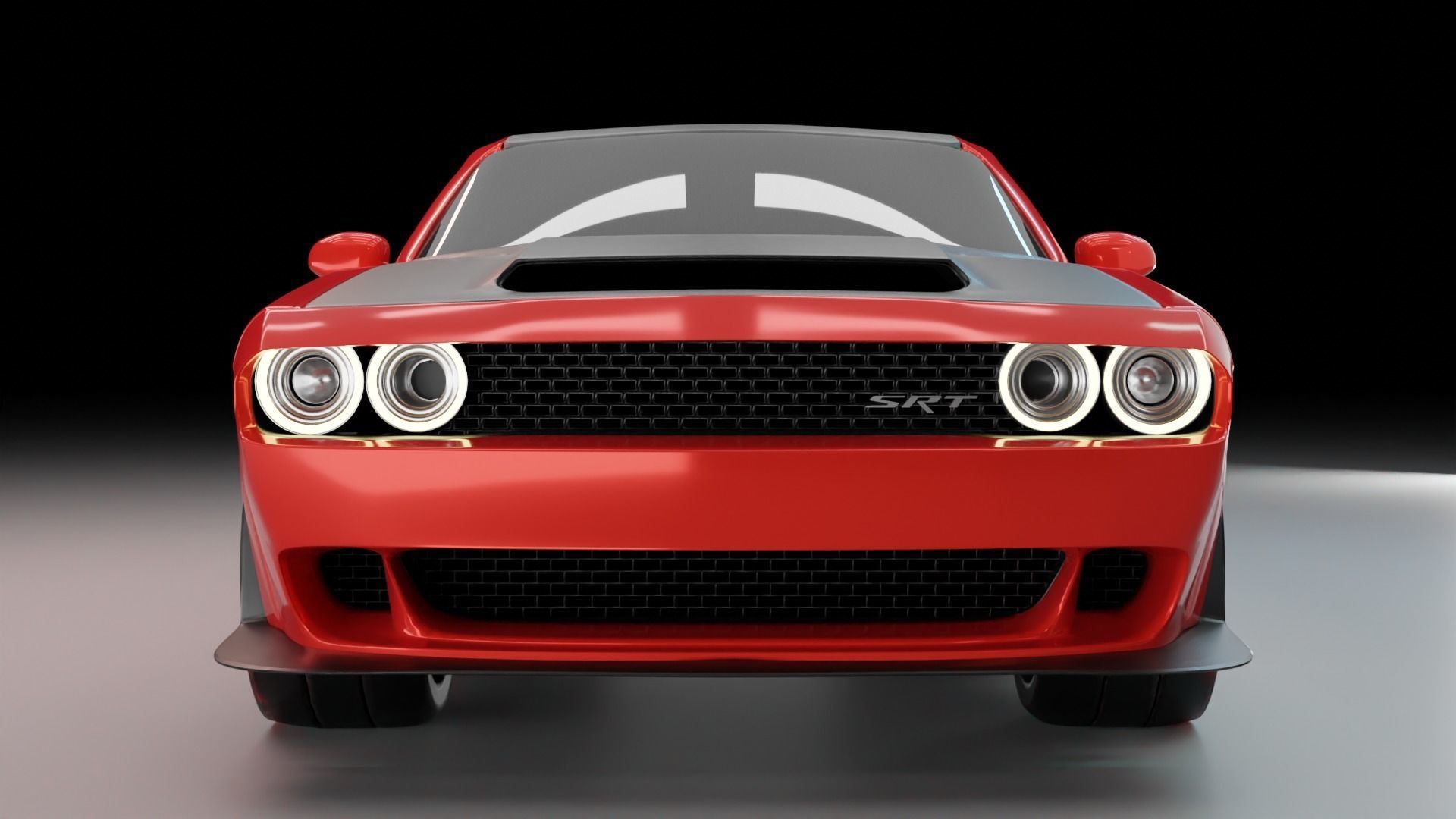 Dodge Challenger SRT Demon 3D model_2