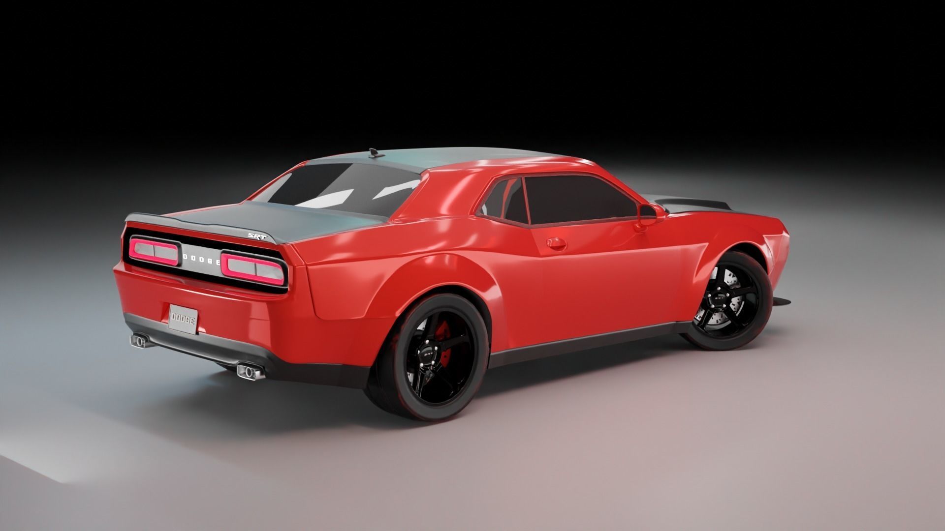 Dodge Challenger SRT Demon 3D model_1