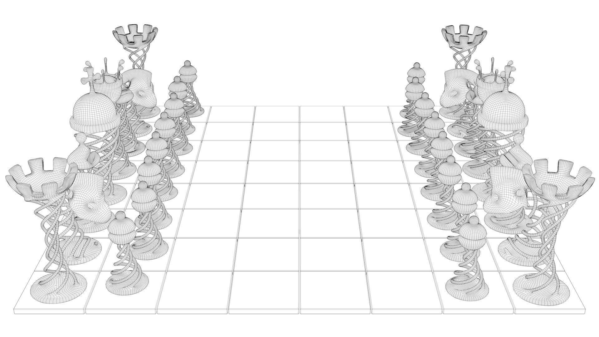 Chess Game 3D model_9
