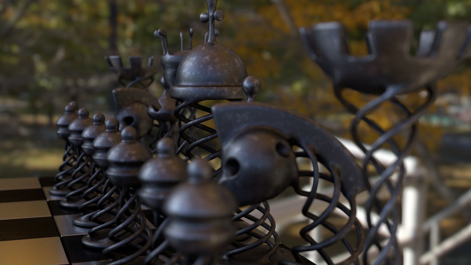 Chess Game 3D model_5