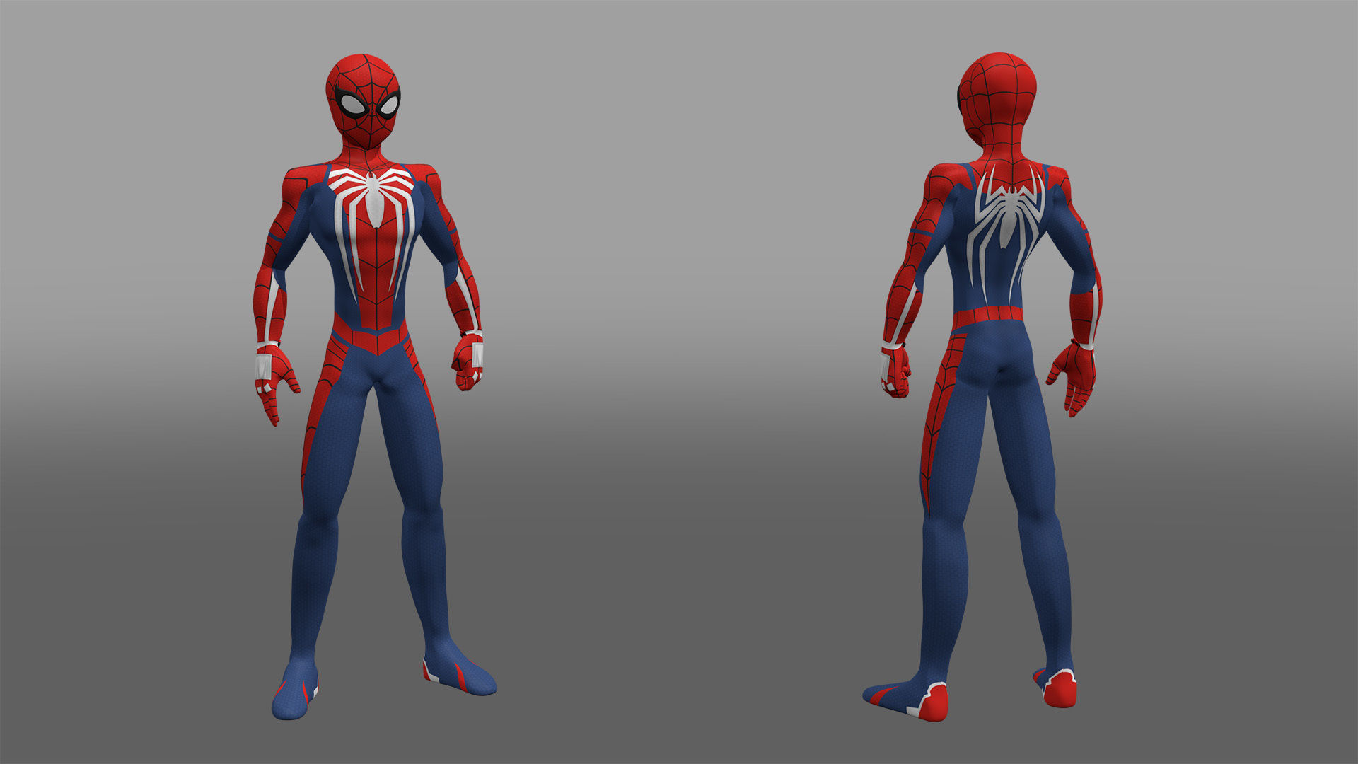Spectacular Spider - Man Advanced Suit Package Low-poly 3D model_5