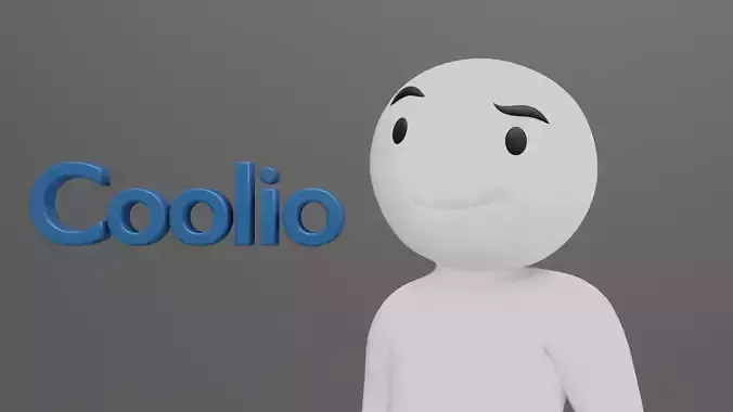 Coolio Blender Rig Free 3D model