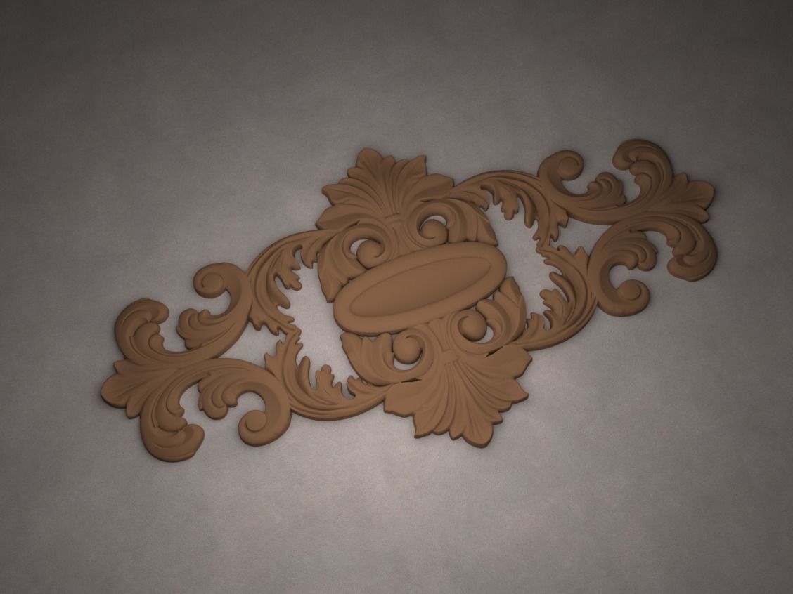 Decorative Applique 3D model 3D printable CGTrader