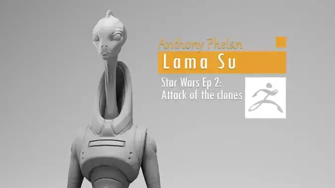 Anthony Phelan - Lama Su Kaminoan - Star Wars episode 2 3D print model