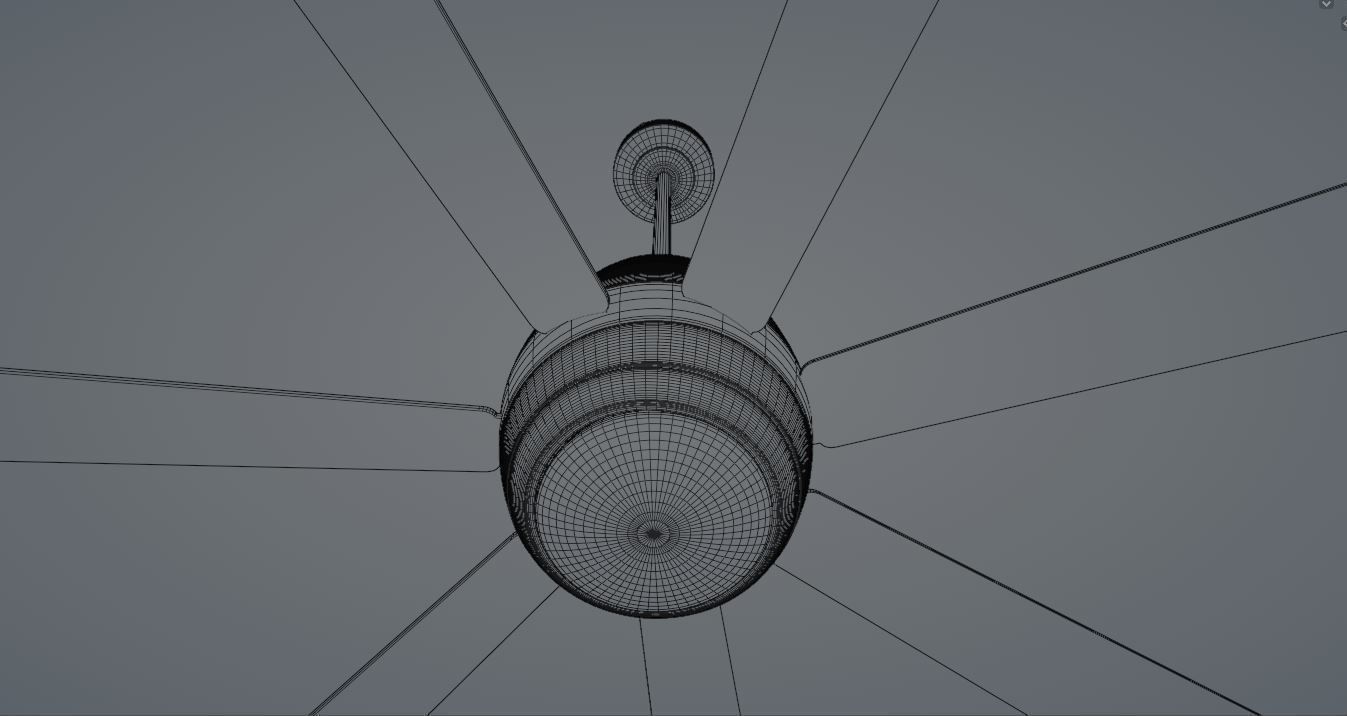 Gail Barington Ceiling Fan 3D model_2