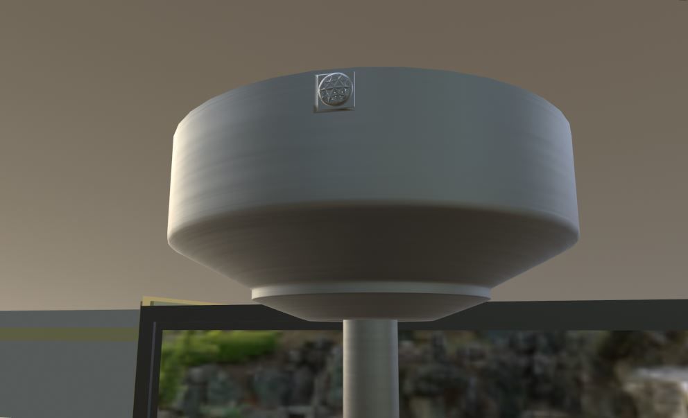 Gail Barington Ceiling Fan 3D model_5