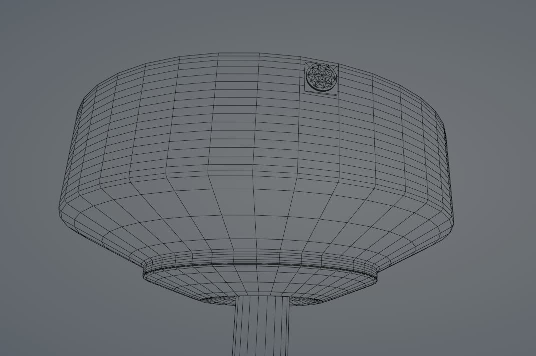Gail Barington Ceiling Fan 3D model_3