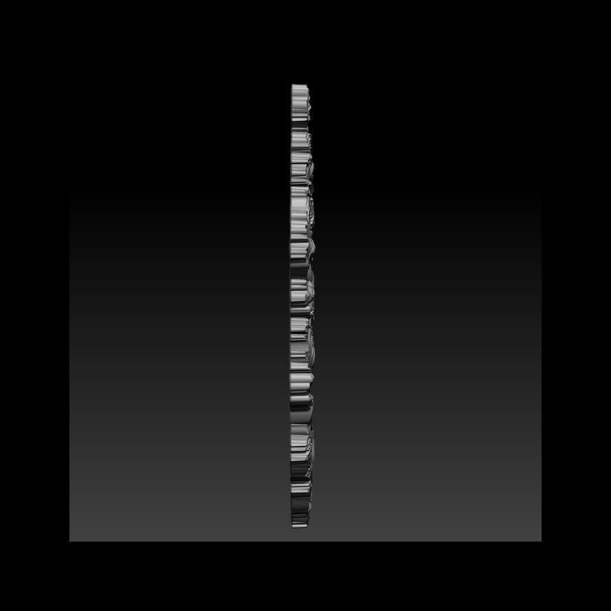 3D Frame - Wood Carving STL Model for CNC Router 3D print model_19