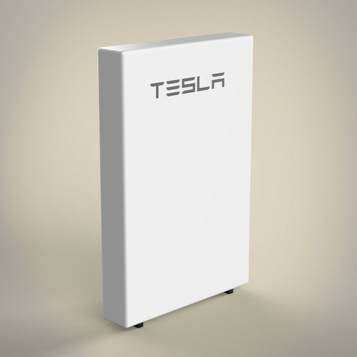 Tesla Powerwall 3D model_2