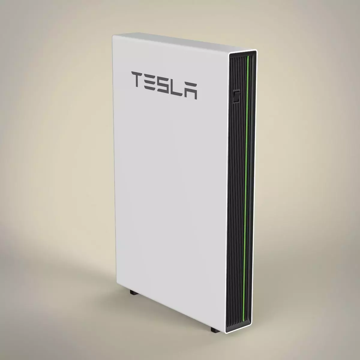 Tesla Powerwall 3D model_0