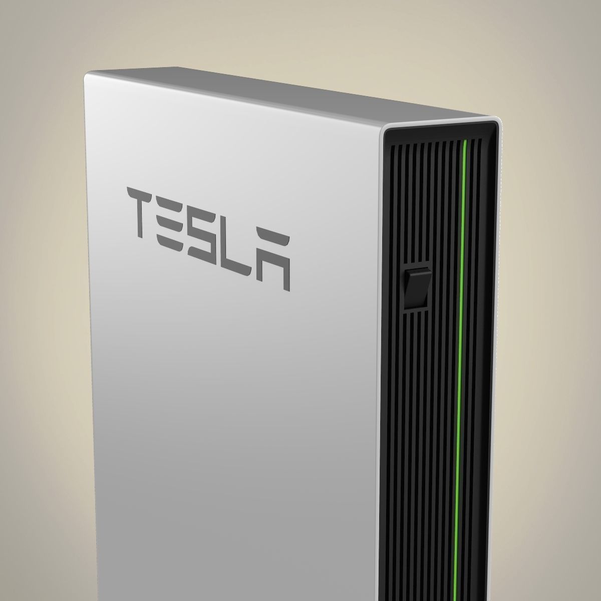 Tesla Powerwall 3D model_4