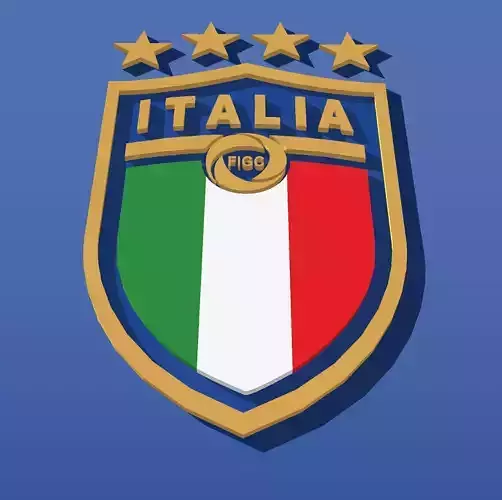 2017 Logo for Italian soccer team Free 3D model