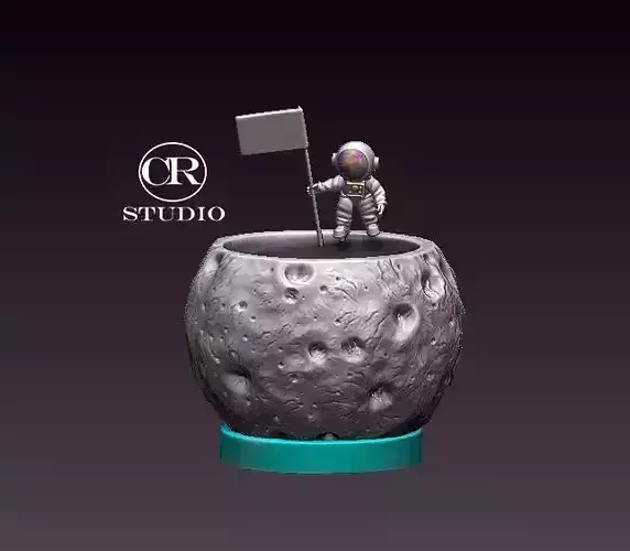maceta astronauta 3D print model