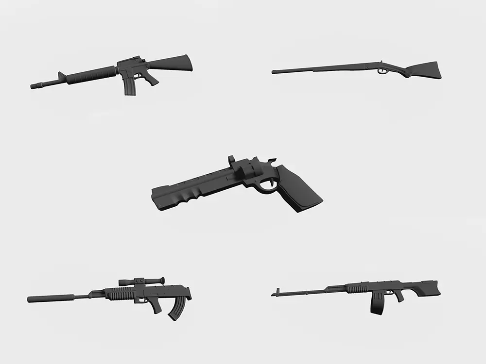 Sniper guns of our time 3D print model_0
