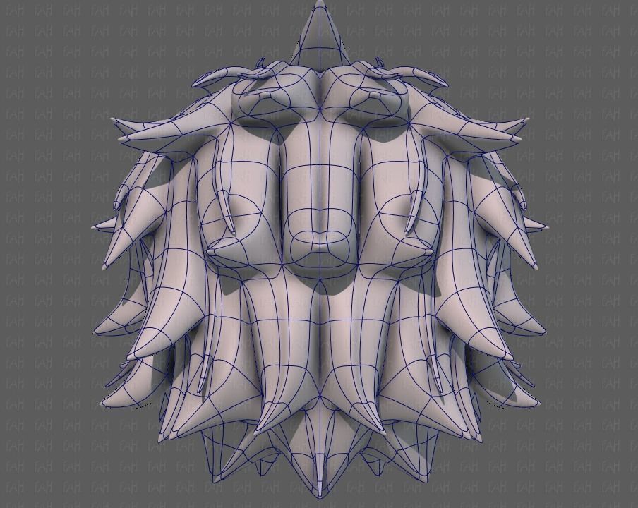 3D Hair style for girl V89 Low-poly 3D model_13