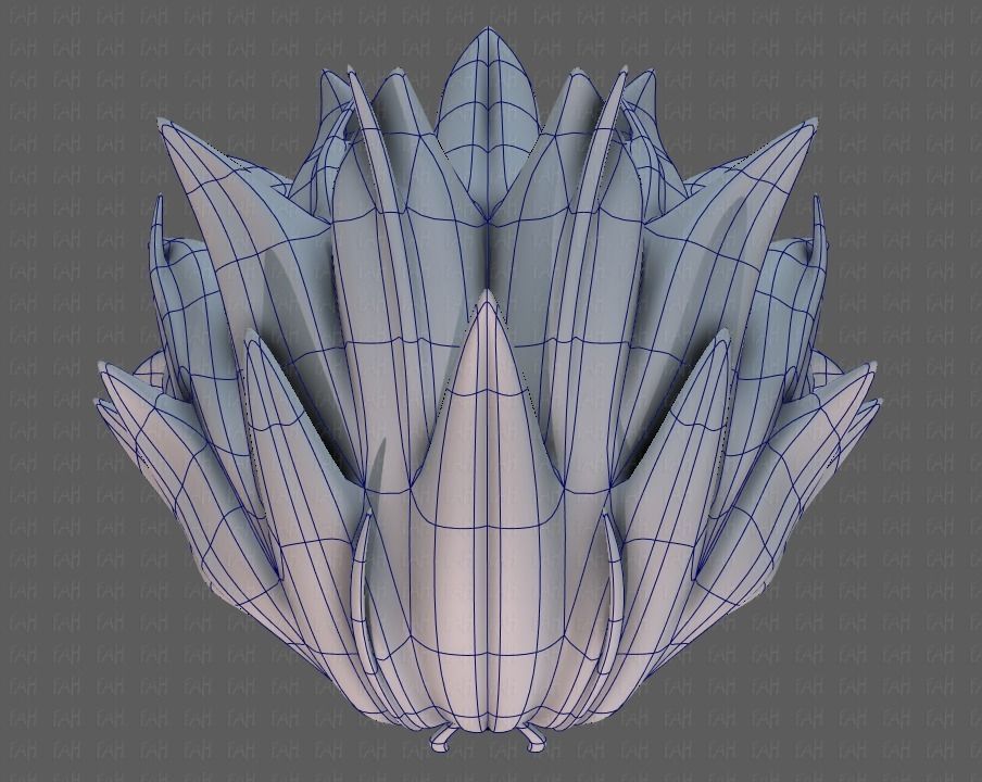 3D Hair style for girl V89 Low-poly 3D model_34