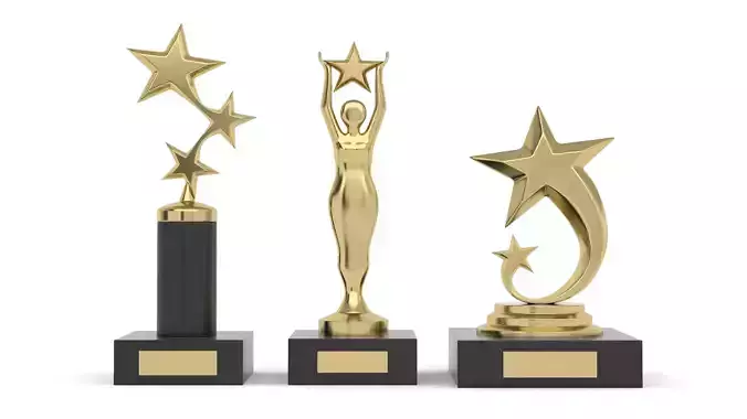 Cups Trophy 3D model