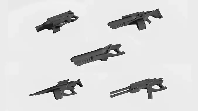Shotguns of our time 3D print model
