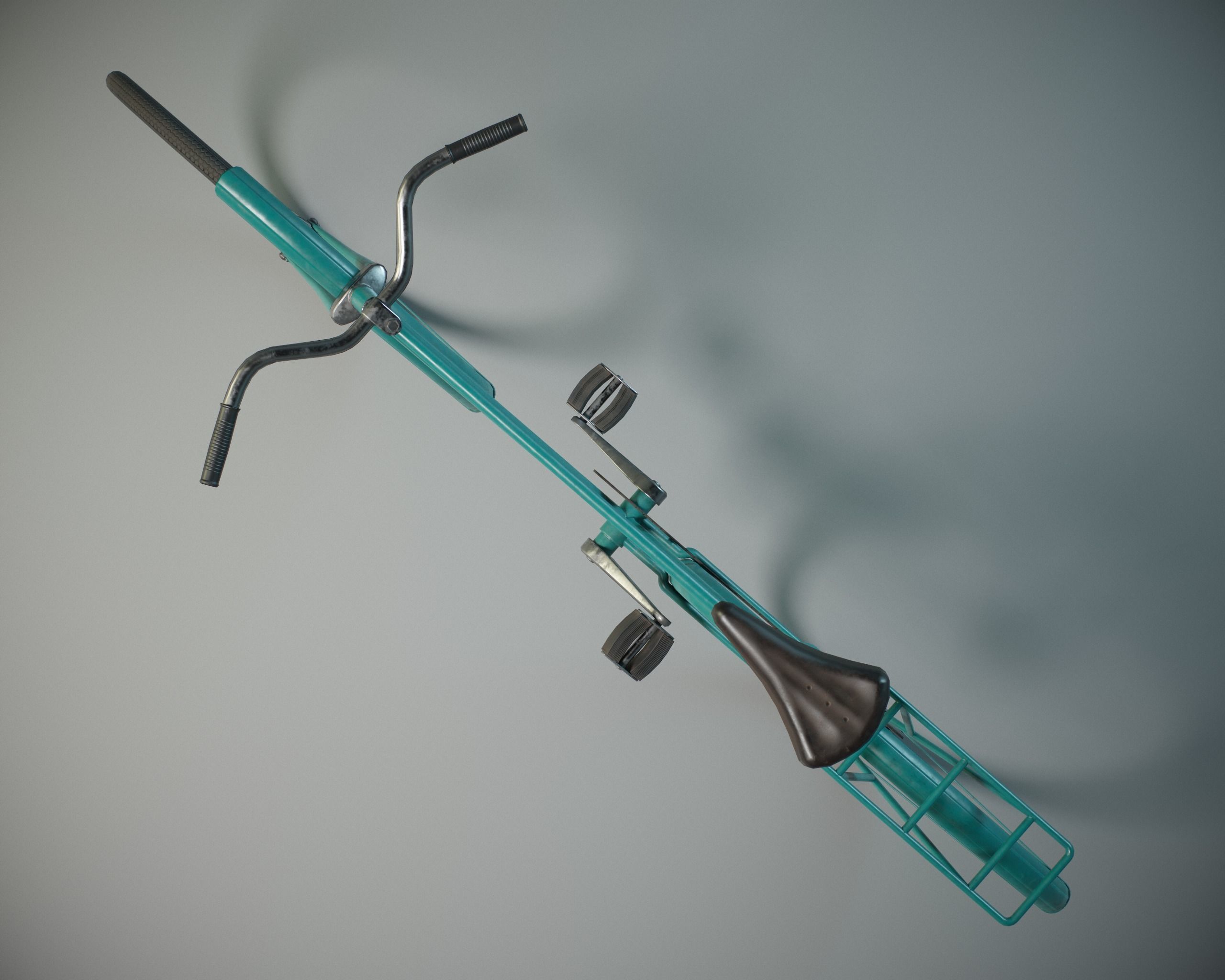 Bicycle PBR Low-poly 3D model_5