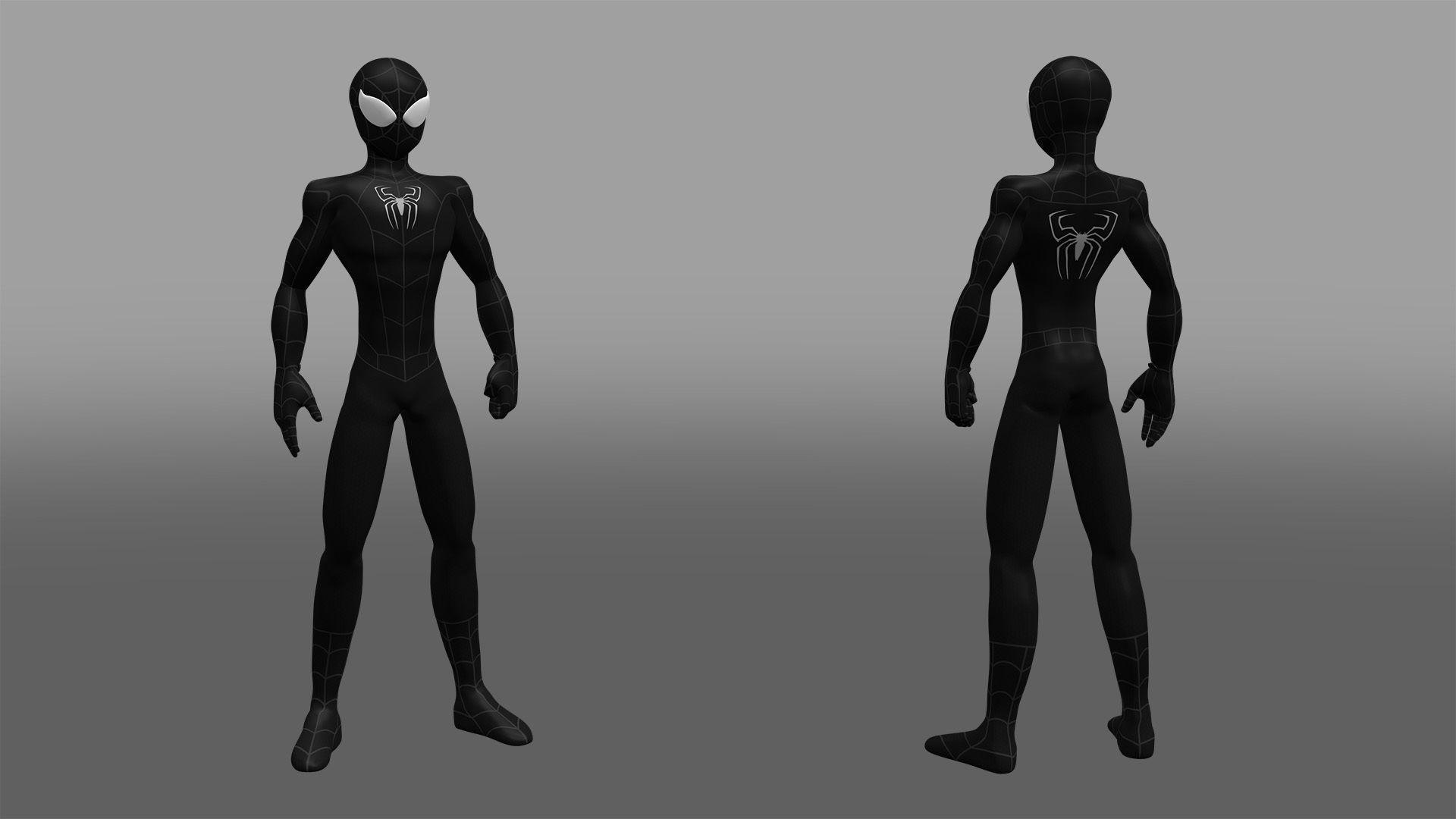 Spectacular Spider - Man Symbiote Package Low-poly 3D model_15