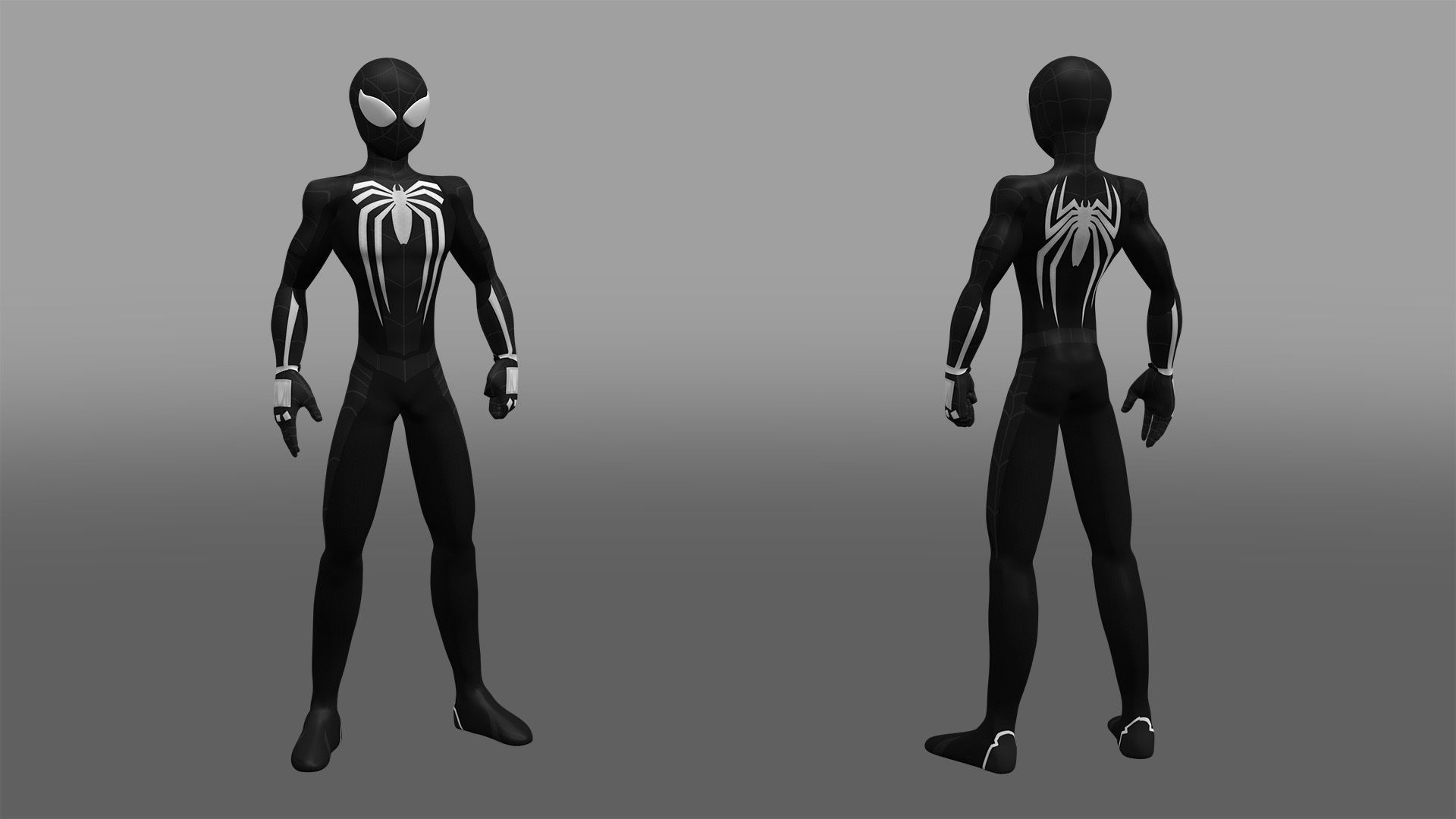 Spectacular Spider - Man Symbiote Package Low-poly 3D model_19