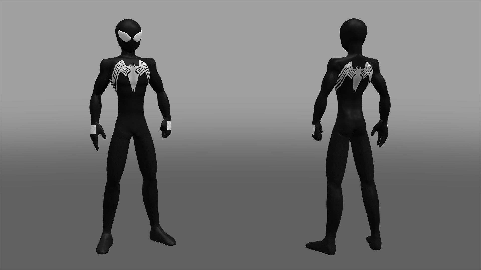 Spectacular Spider - Man Symbiote Package Low-poly 3D model_18